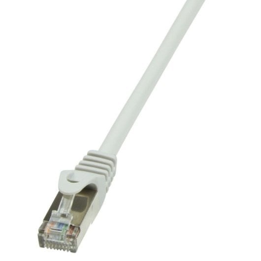 Cabo de rede LogiLink Cat5e 10m F/UTP RJ-45 macho/macho branco