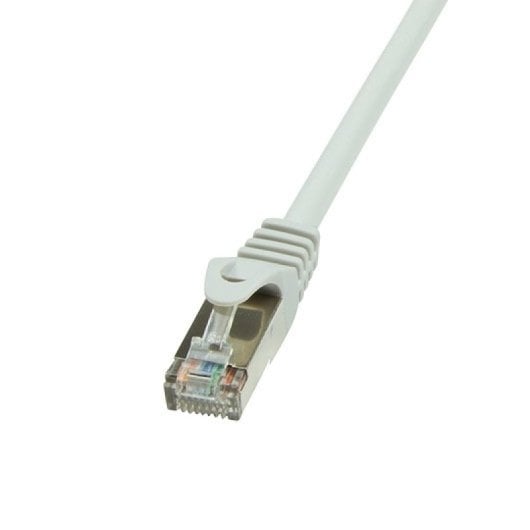Cabo de rede LogiLink Cat5e 10m F/UTP RJ-45 macho/macho branco