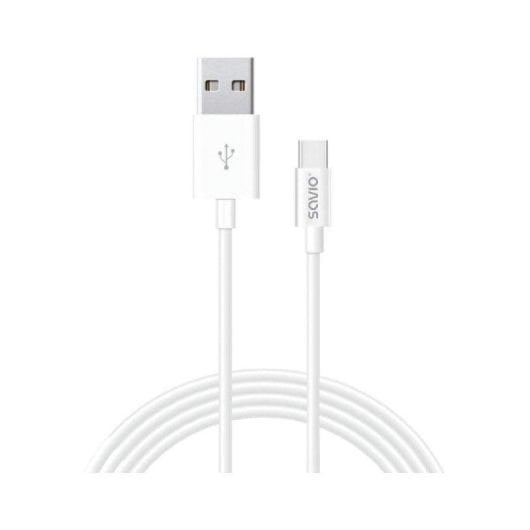 Cavo USB Savio CL-125 1m USB-A a USB-C 2.1A 480Mbps Bianco