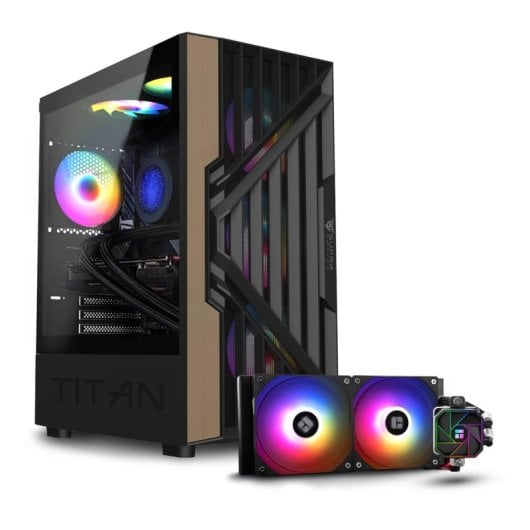 PC Racing Titan Supra AMD Ryzen 7 5700X 32GB 1TB SSD RTX 4060 Ti WiFi Windows 11 Pro