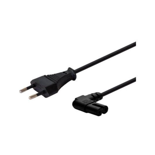 Cable Savio CL-144 3m Negro 2 Pines Macho/Macho Angular IEC Type E 250V