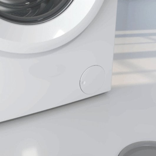 Máquina de lavar roupa Indesit 7kg com carga frontal, 1151rpm, branca, com ciclos rápidos e vapor