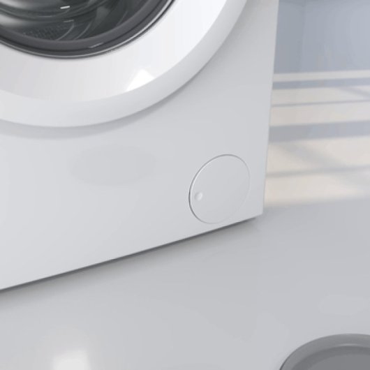 Máquina de lavar roupa Indesit 7kg com carga frontal, 1151rpm, branca, com ciclos rápidos e vapor