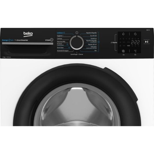 Beko VBM3WFT38213WA EnergySpin Máquina de Lavar Roupa de Carregamento Frontal 8Kg A Branca