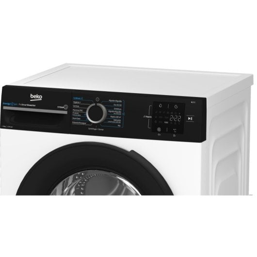 Beko VBM3WFT38213WA EnergySpin Máquina de Lavar Roupa de Carregamento Frontal 8Kg A Branca