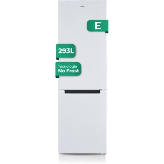 Frigorífico Svan Combi 185cm 293L Clase E Blanco No Frost Multi AirFlow Bajo Ruido