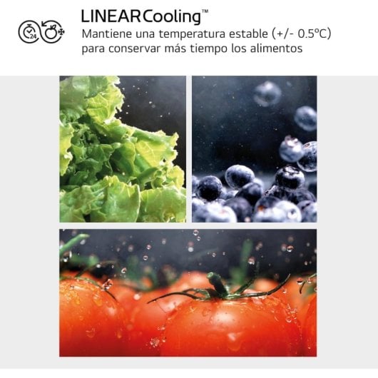 Frigorífico LG Combi 186cm 374L D Blanco Door Cooling+ Linear Cooling