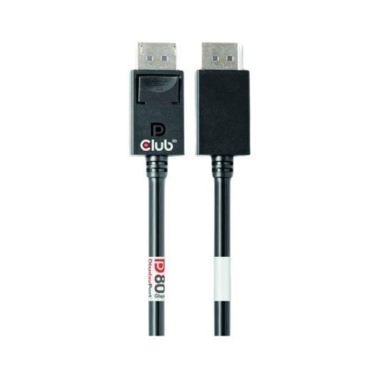 Cable DisplayPort 2.1 Club 3D Bidireccional 4K 240Hz Negro 1.2M