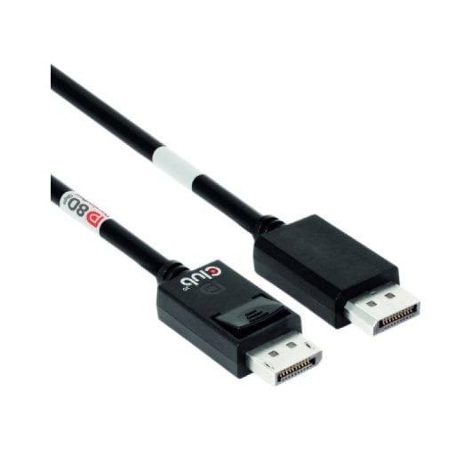 Cable DisplayPort 2.1 Club 3D Bidireccional 4K 240Hz Negro 1.2M