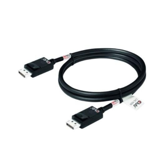Cable DisplayPort 2.1 Club 3D Bidireccional 4K 240Hz Negro 1.2M