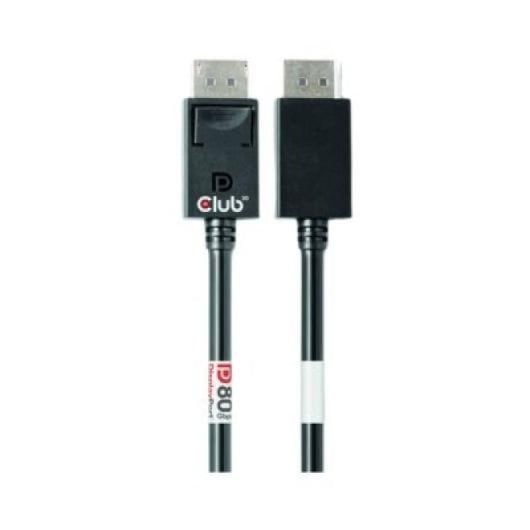 Cable DisplayPort 2.1 Club 3D Bidireccional 4K 240Hz Negro 1.2M