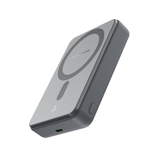 Hune Eco Power Bank 10000 mAh Magnética Inalámbrica Pie Estabilizador USB-C Gris Roca