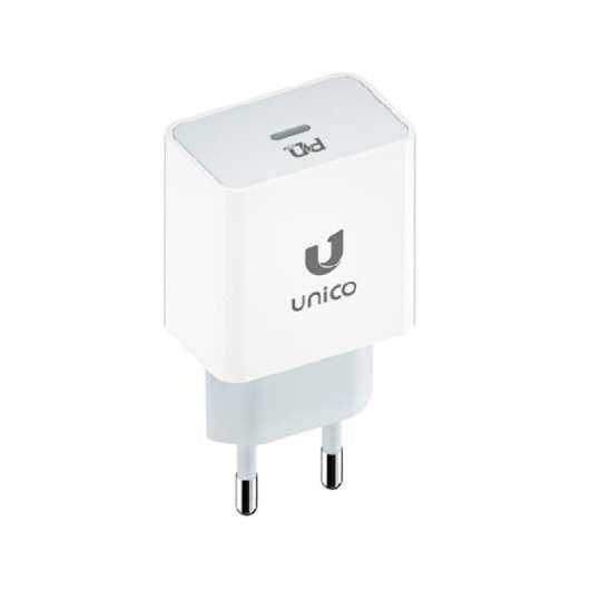 Cargador Unico Plus HC0392 20W USB-C Power Delivery 3.0 Blanco protección avanzada
