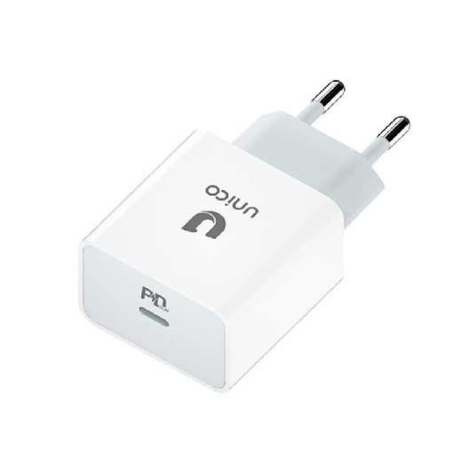 Cargador Unico Plus HC0392 20W USB-C Power Delivery 3.0 Blanco protección avanzada