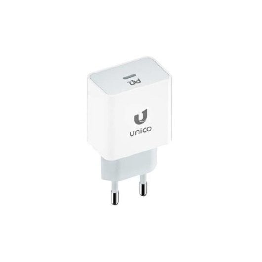 Cargador Unico Plus HC0392 20W USB-C Power Delivery 3.0 Blanco protección avanzada