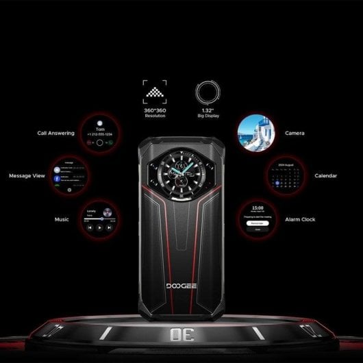 Doogee S119 4G 8GB 512GB 6.72" Preto/Prata
