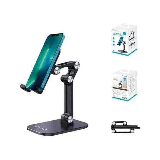 Support de bureau mobile 4 axes Unico BR9324 jusqu'à 7 pouces ABS EVA noir