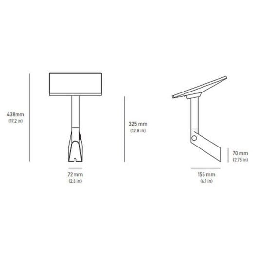 Soporte mural Starlink 04172001-501 72mm x 155mm x 325mm robusto y fiable