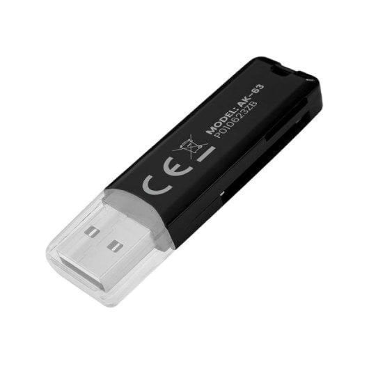 Lector de tarjetas SD Savio AK-63 USB 2.0 480Mbps Plug and Play compacto