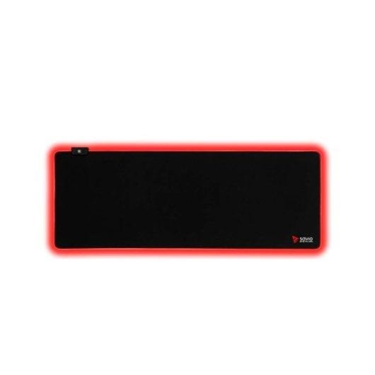 Alfombrilla Gaming Savio SAVGLETDXL LED Edition Turbo D XL 900x400mm Iluminación LED