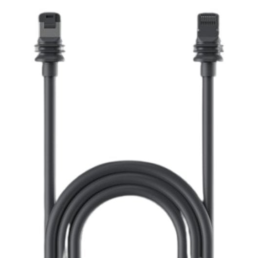 Cabo Starlink 45m Preto Conectores Macho-Macho Reto Espiral