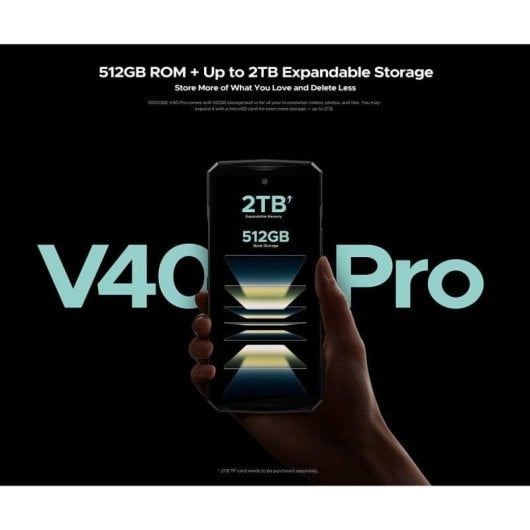 Doogee V40 Pro 5G 16GB 512GB 6.78" Bleu