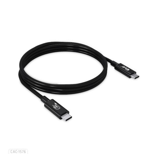 Cable Club 3D CAC-1576 USB4 1m 40Gbps Power Delivery 240W Negro