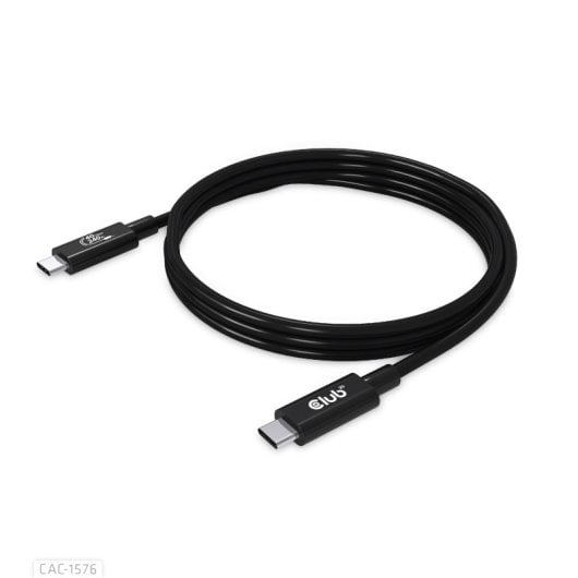 Cable Club 3D CAC-1576 USB4 1m 40Gbps Power Delivery 240W Negro