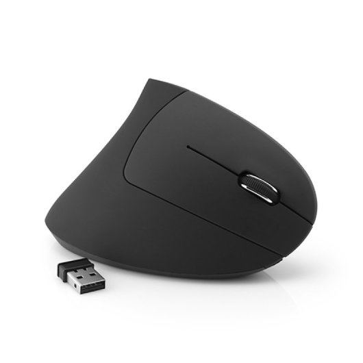 Ratón MediaRange inalámbrico 1600 DPI ergonómico vertical mano derecha 6 botones