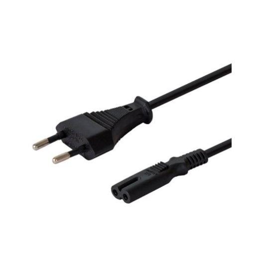 Cable Savio CL-100 1.8M C7 2 pines negro 250V IEC Type E a IEC C7