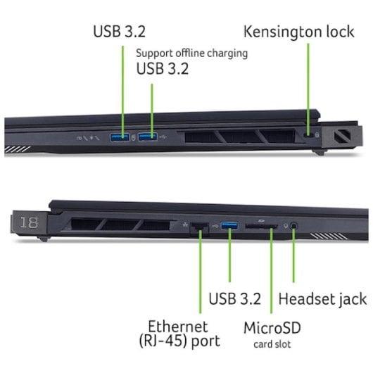 Portátil Acer Predator Helios 18 AI 18″ Intel Core Ultra 9 275HX 32GB 2TB SSD RTX 5080 MiniLED 250Hz RGB