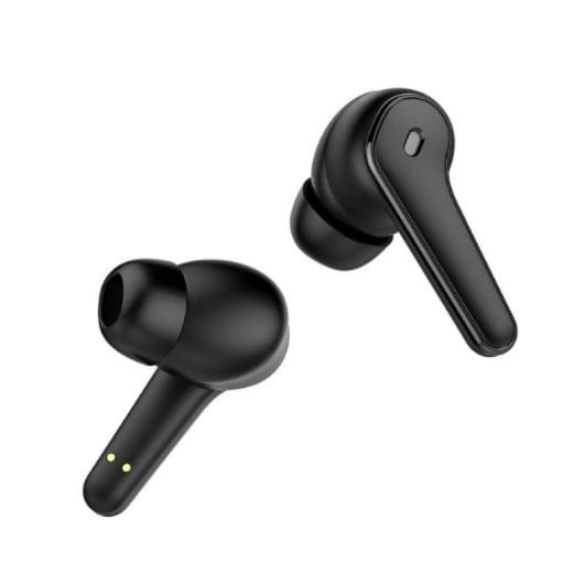 Casque sans fil Bluetooth 5.3 Savio avec autonomie de 8 heures et charge rapide, noir