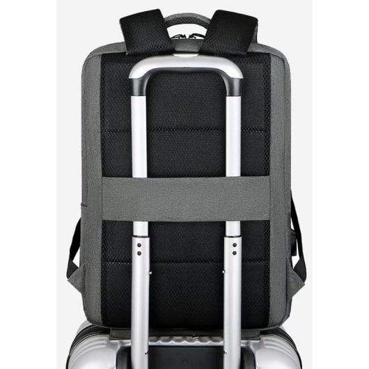 L-Link LL-15.6 Wasserabweisender Rucksack mit USB-Ladeanschluss, gepolstert, Grau, 470 g, 15,6 Zoll