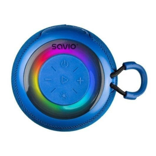 Altoparlanti Bluetooth Savio Wireless 5W IPX4 Compatti LED 5h Blu