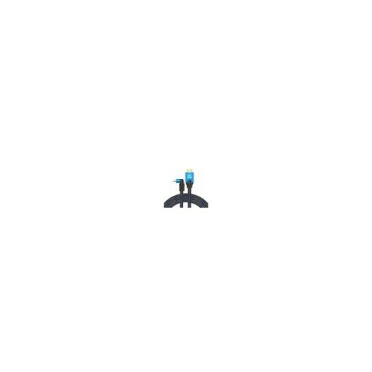 Savio CL-148 2.1 8K 3M abgewinkeltes HDMI-Kabel (Stecker auf Stecker, geflochten, blau-schwarz)