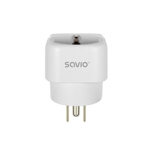 Adaptador de Enchufe Savio AP-03 3750W 15A 100-250V US/EU Compacto Blanco