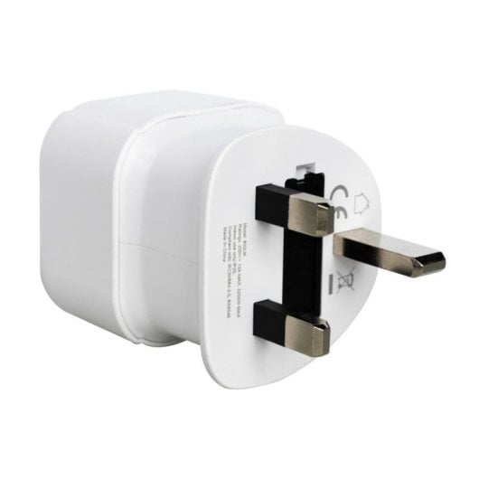 Adattatore Viaggio Savio AP-04 Compatibile Tipo C/E/F a UK 3250W 100-250V Bianco