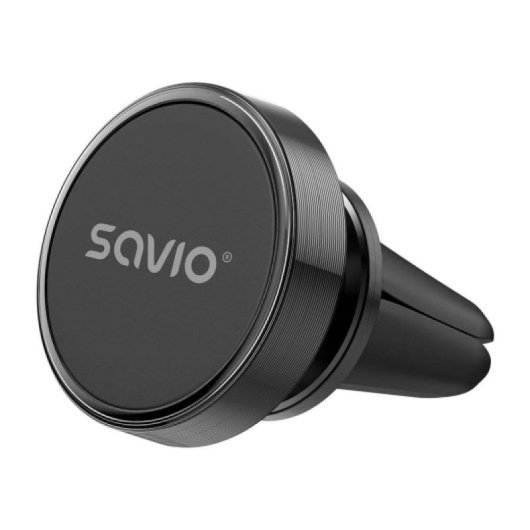 Soporte magnético Savio CH-02 aluminio giro 360º negro 37g