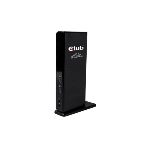Docking Station Club 3D USB 3.2 Gen1 Type A 1x HDMI 1x DVI-I 6x USB-A RJ45 Audio 3.5 mm Negro