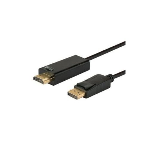 Cavo DisplayPort Savio CL-56 HDMI 1080p placcato oro da 1,5 m, nero