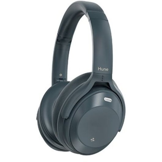 Auriculares Hune Eco Fauna Bluetooth Cancelación Híbrida 50 h IPX4 Plegables Gris Roca