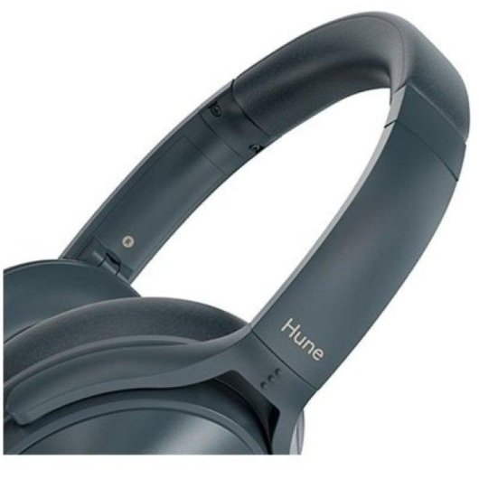 Auriculares Hune Eco Fauna Bluetooth 5.3 com Cancelamento de Ruído Híbrido, 50h, IPX4, Dobráveis Cinza