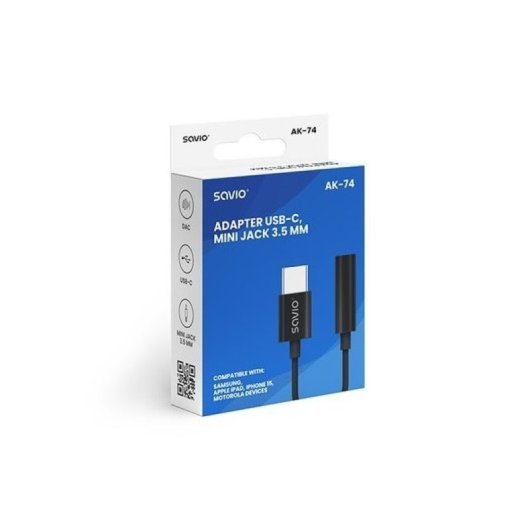 Adattatore USB-C 2 In 1 Con Ricarica E Jack Audio 3.5 Mm – Convertitore Per Cuffie E Caricabatterie Per Smartphone, Tablet E Laptop, In Alluminio, Cavo 11.7 Cm, Colore Nero