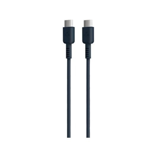 Cable Hune AT-ACC-CA-386OCE USB-C 100cm Azul Marino 60W 3A TPE Reciclado
