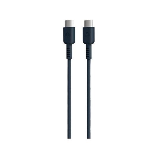 Cabo USB-C Hune AT-ACC-CA-386OCE 100cm 60W 3A TPE Reciclado Azul Marinho