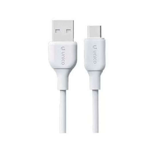 Cable Unico Plus CB1787 USB-A USB-C White 3.4A 1m PVC Blanco 36M Garantía
