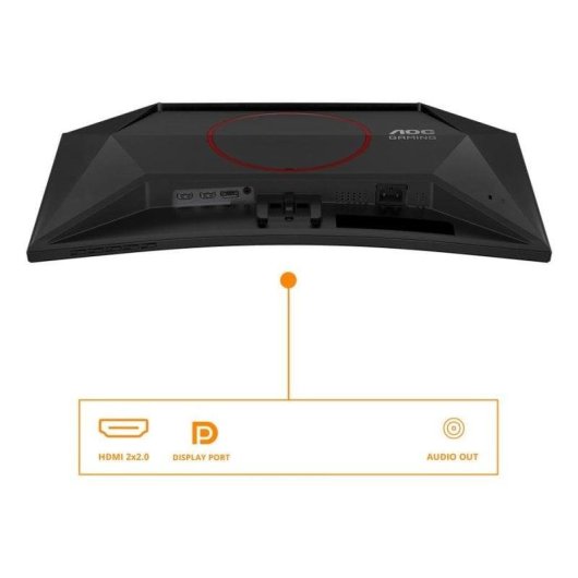 Monitor AOC C24G42E 23,6" FullHD 180Hz VA Curved HDR10 AdaptiveSync Lautsprecher 1ms