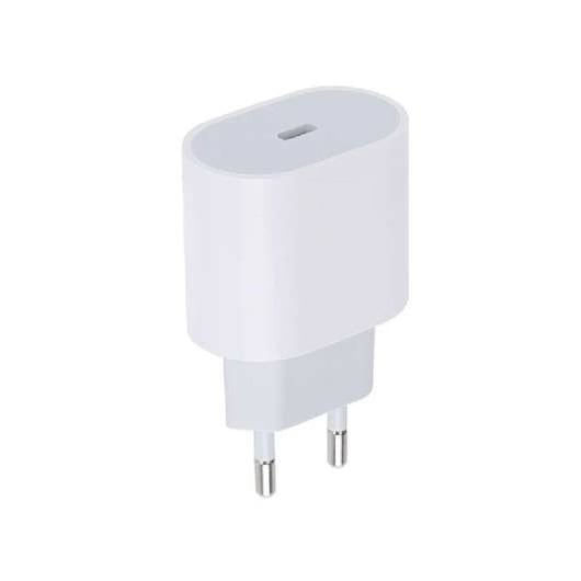 Cargador Uni 20W USB-C PD Power Delivery 3.0 Blanco carga rápida PC+ABS