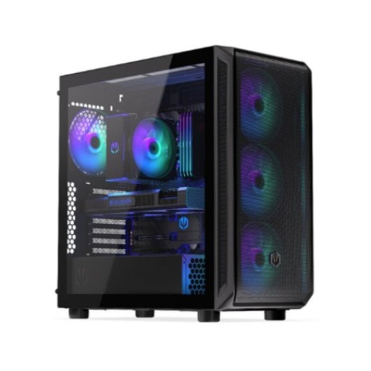 Torre da gioco ENDORFY ARX 700 ARGB Crystal con 4 ventole, USB-C da 140 mm, GPU da 410 mm