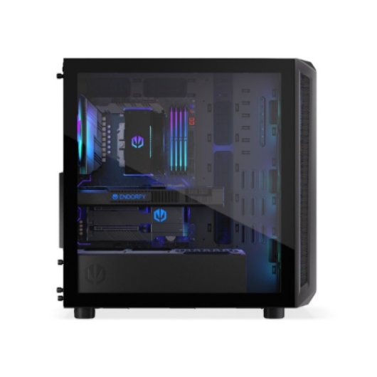 Torre da gioco ENDORFY ARX 700 ARGB Crystal con 4 ventole, USB-C da 140 mm, GPU da 410 mm